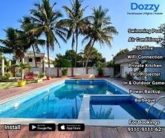 Farmhouse rentals with private pool
