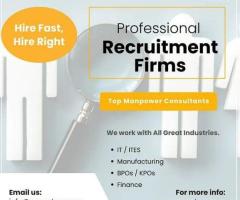 Professional Recruitment Firms in Delhi NCR | Top Manpower Consultants!