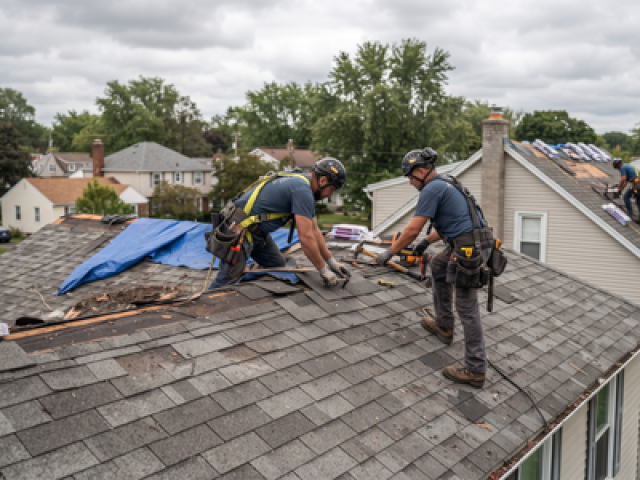 How Roofing Companies in Rochester NY Handle Storm Damage