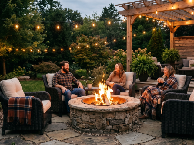Fire Pit Installation Ideas for Cozy Backyard Living Spaces