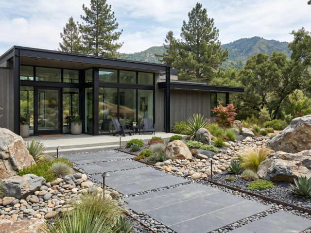 Boulder & Decorative Rock Landscaping Ideas for Modern Homes