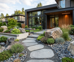 Boulder & Decorative Rock Landscaping Ideas for Modern Homes