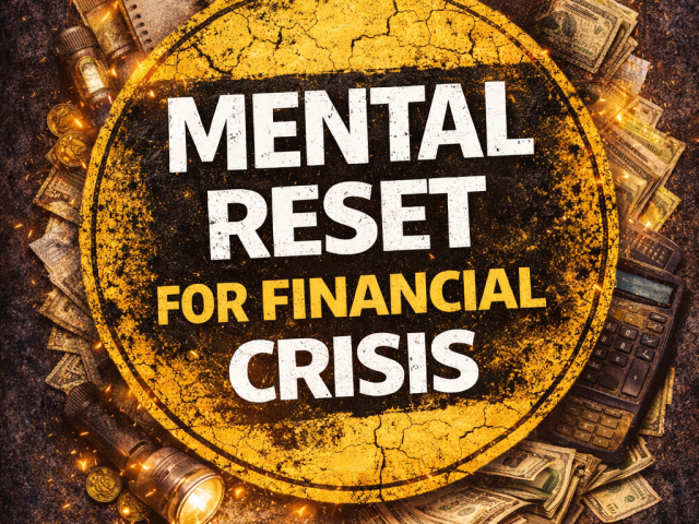 MENTAL RESET FOR FINANCIAL CRISIS