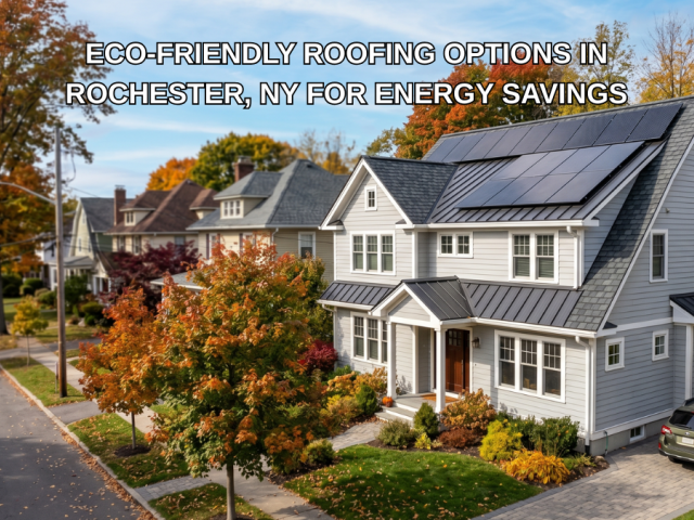 Eco-Friendly Roofing Options in Rochester, NY for Energy Savings