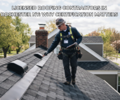 Licensed Roofing Contractors in Rochester NY: Why Certification Matters